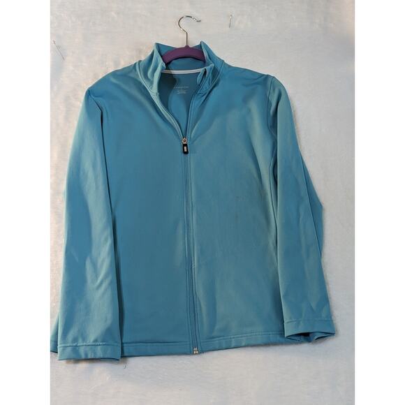Lands End Jacket Sz L. More Green Like Sleeve Photo. Good Quality - Picture 5 of 10